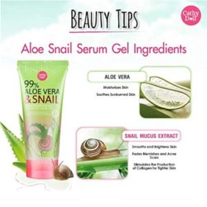 Cathy Doll 99% Aloe Vera & Snail Serum Soothing Gel 60 ml