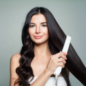 Add curly hair or straight hair with any blow dry service - أضيفي شعرًا مجعدًا أو مستقيمًا باستخدام أي خدمة تجفيف بالمجفف